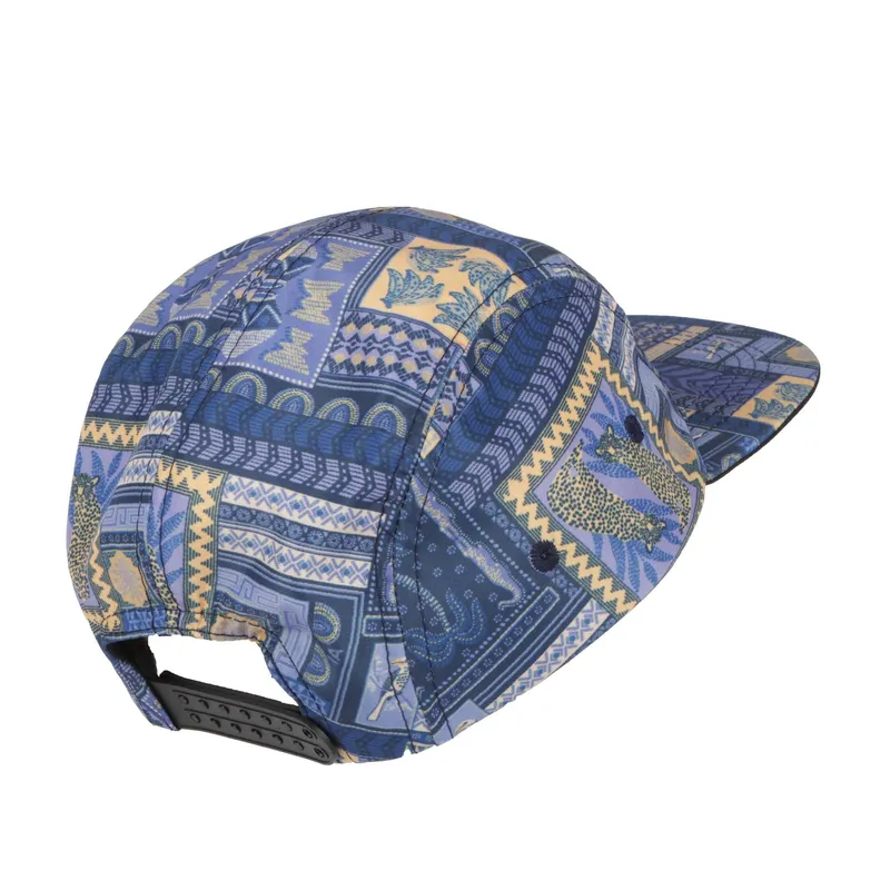 Into Africa Patchworkd'afrique Blue Flat Peak - Image 2