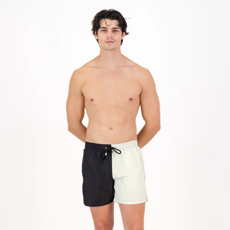 Mid-length Swim Shorts | Black & Milk - Image 2