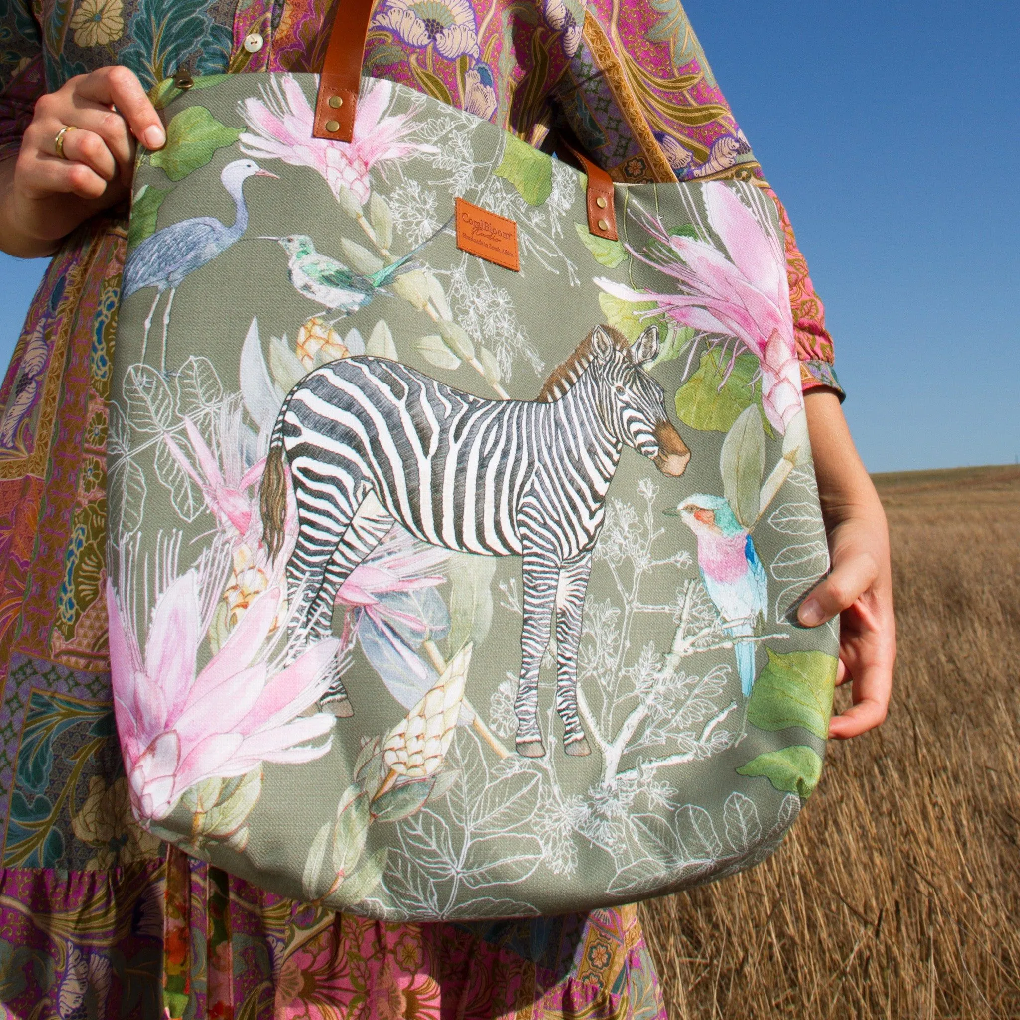 Luxury Tote Bag ~ Bushveld Elegance