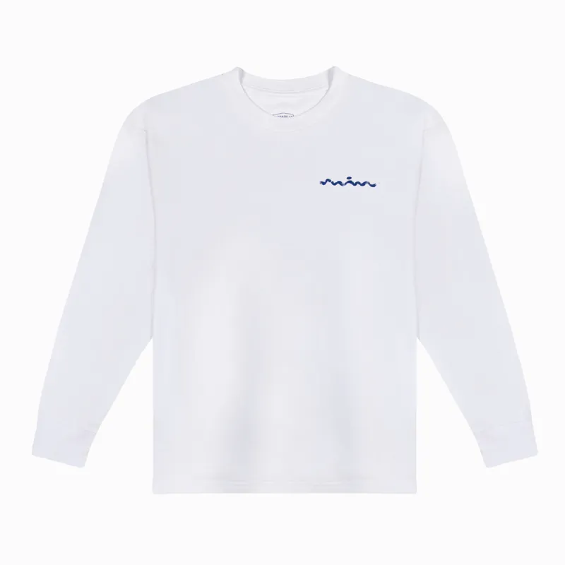 White Long Sleeve | Swimming Club - Image 3