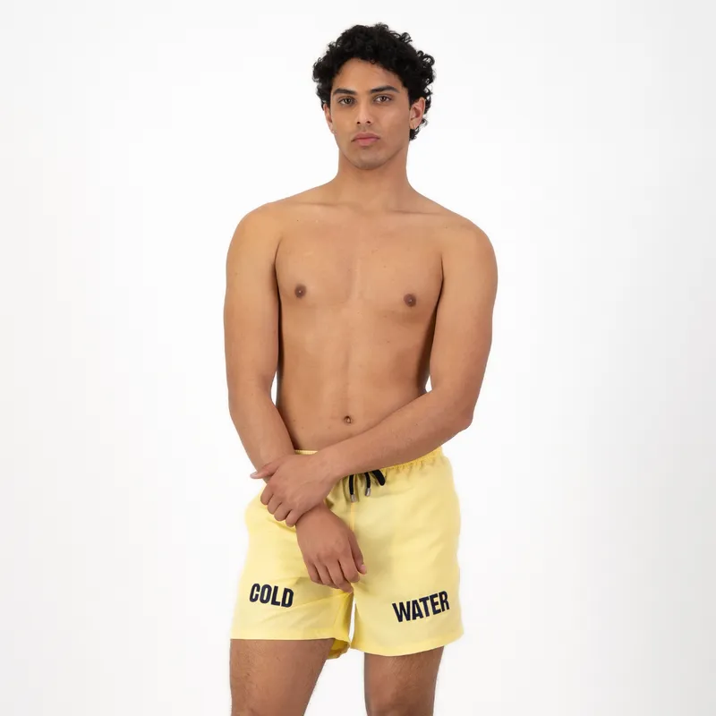 Limited Edition Swim Shorts | Cold Water / Yellow - Image 1
