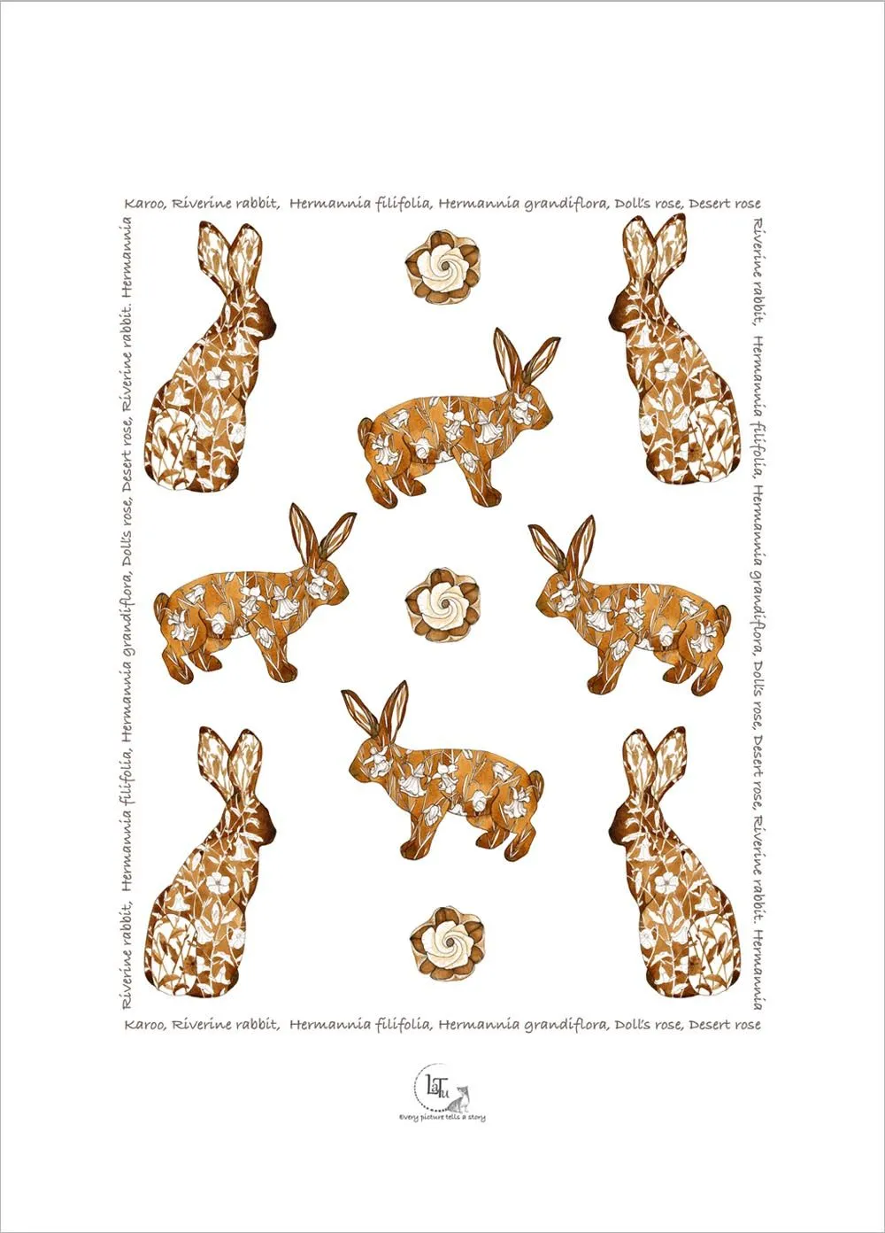 Tea Towels - Rabbit Warren