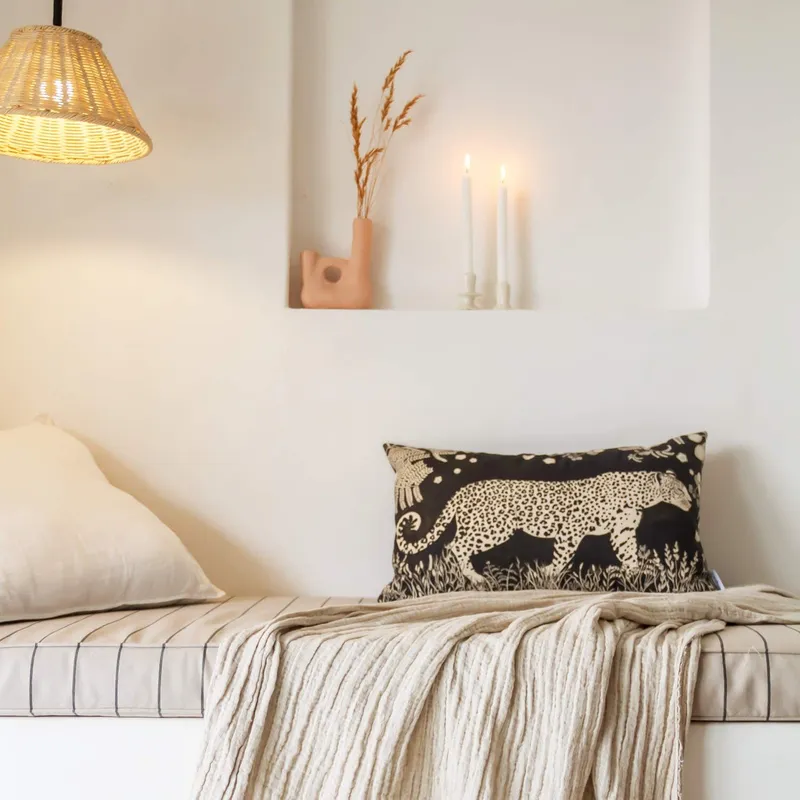 Leopard Scatter Cushion Cover ~ Rectangle - Image 2