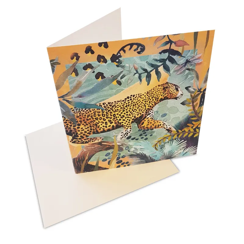 Cape Leopard Greeting Card - Image 1