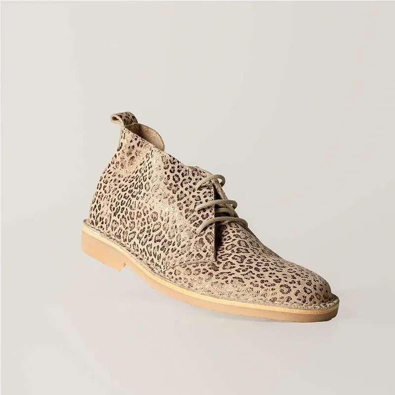 Leopard Golden Savannah Vellie – Handmade Vellies South Africa - Image 2
