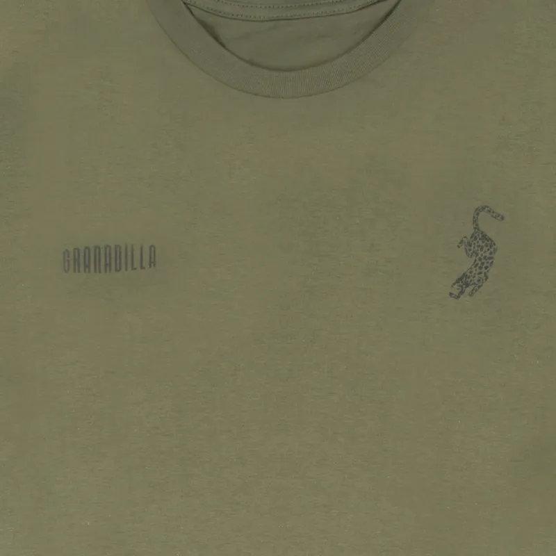 Olive Tee | Leopard - Image 2