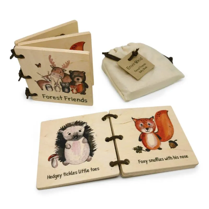 Wooden Baby Book - Forest Friends - Image 6
