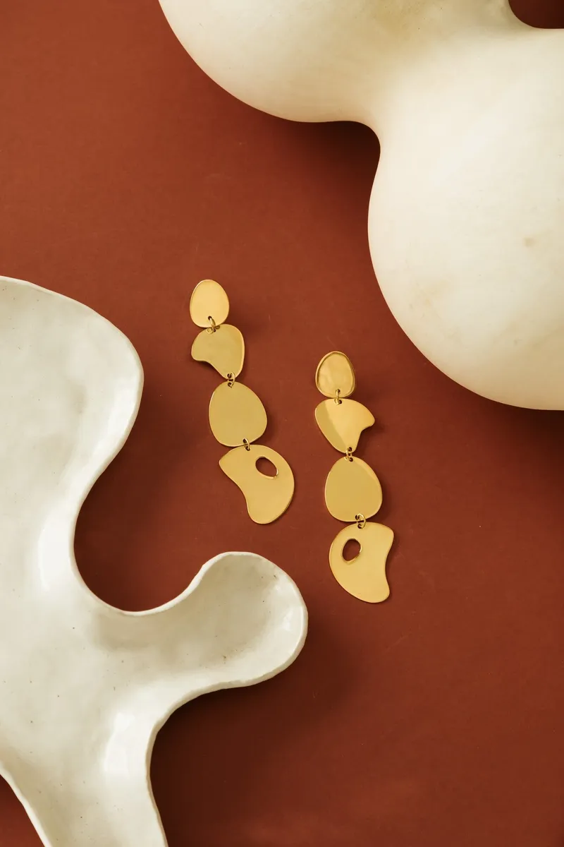 Floating Pebble Earring - Image 1