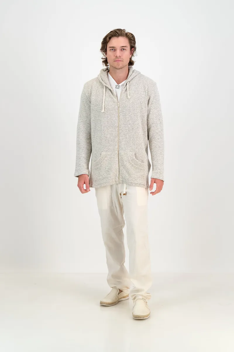 Mens Coastal Knitted Pocket Hoodie - Image 2