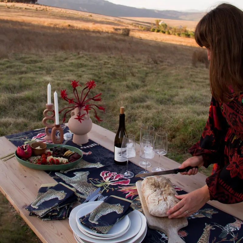 Table Runner ~ Midnight Elegance - Image 2