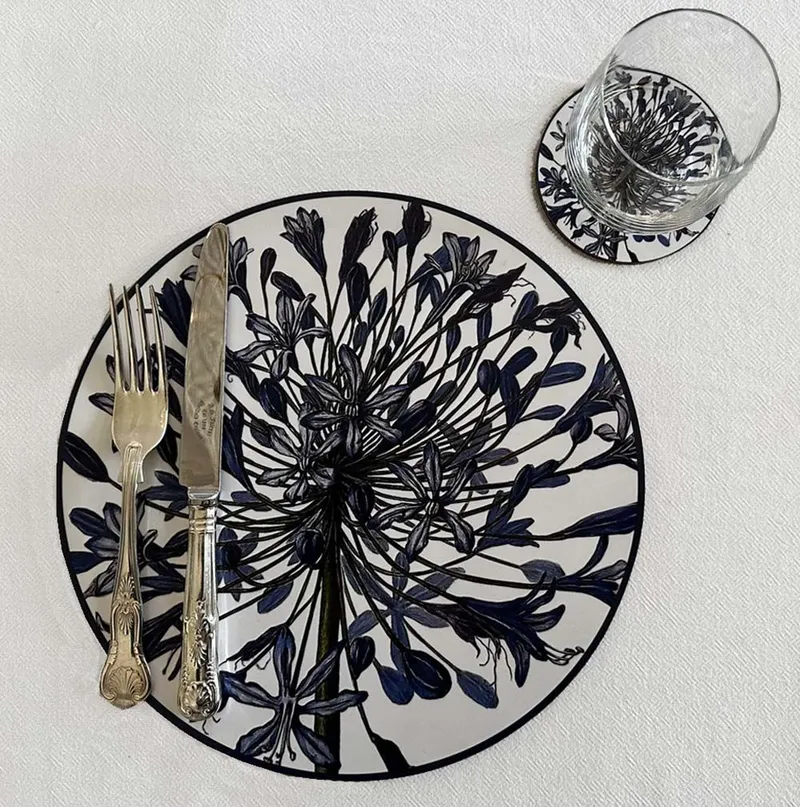 Placemat (Cork Backed) - Agapanthus - Image 2