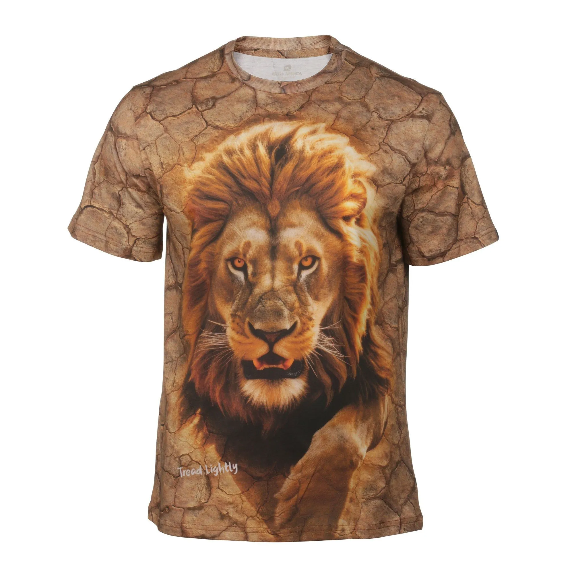 Men's All-Over Lion Print T-shirt