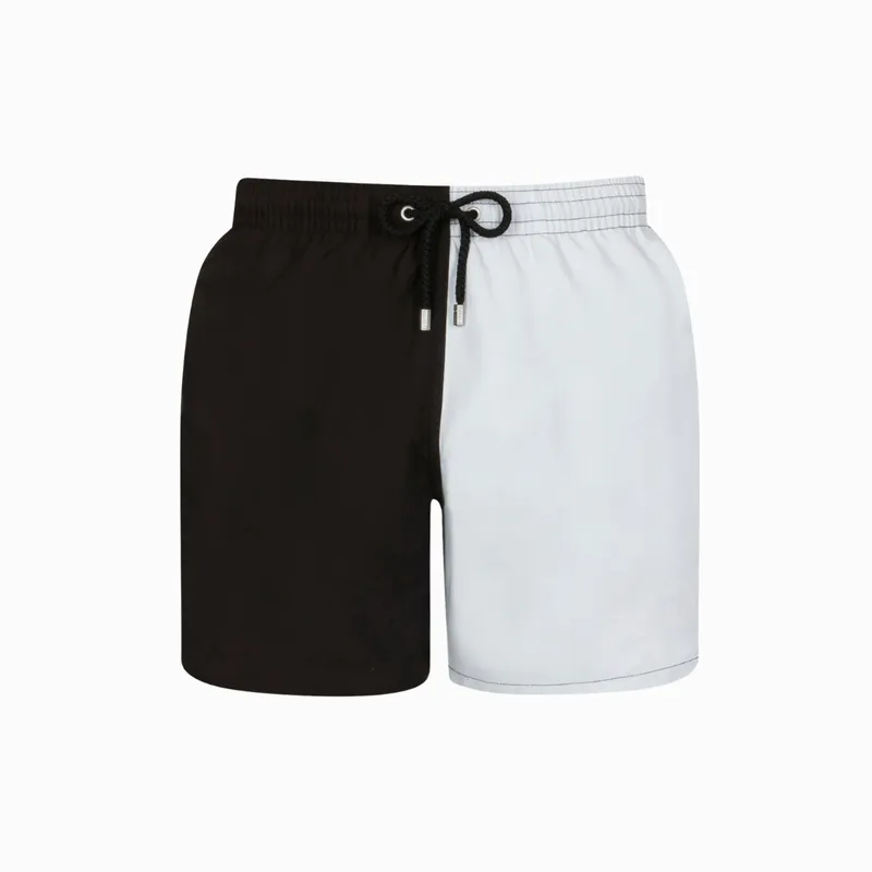Mid-length Swim Shorts | Black & Milk - Image 1