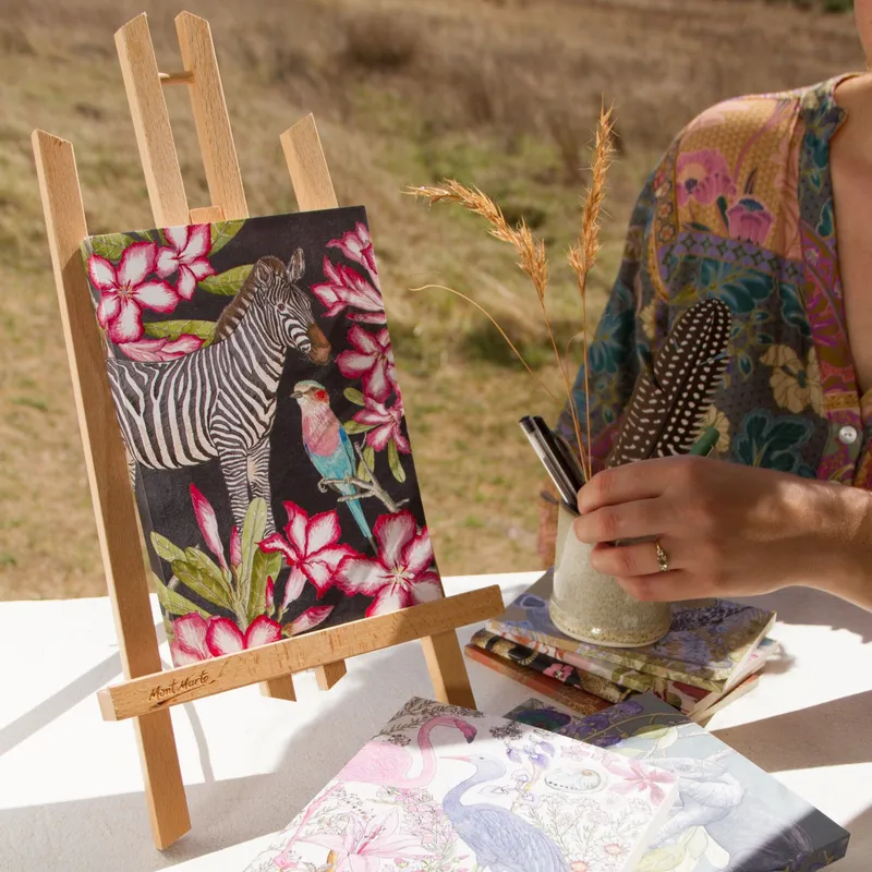 Journal  - Zebra & Impala lilies - Image 1