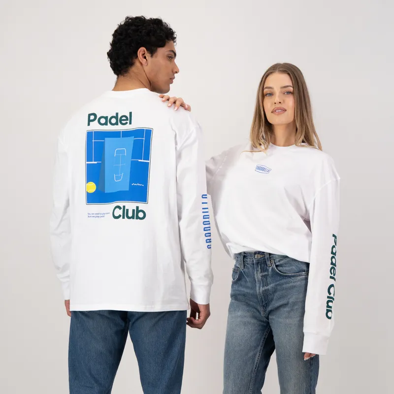 White Long Sleeve | Padel Club - Image 1