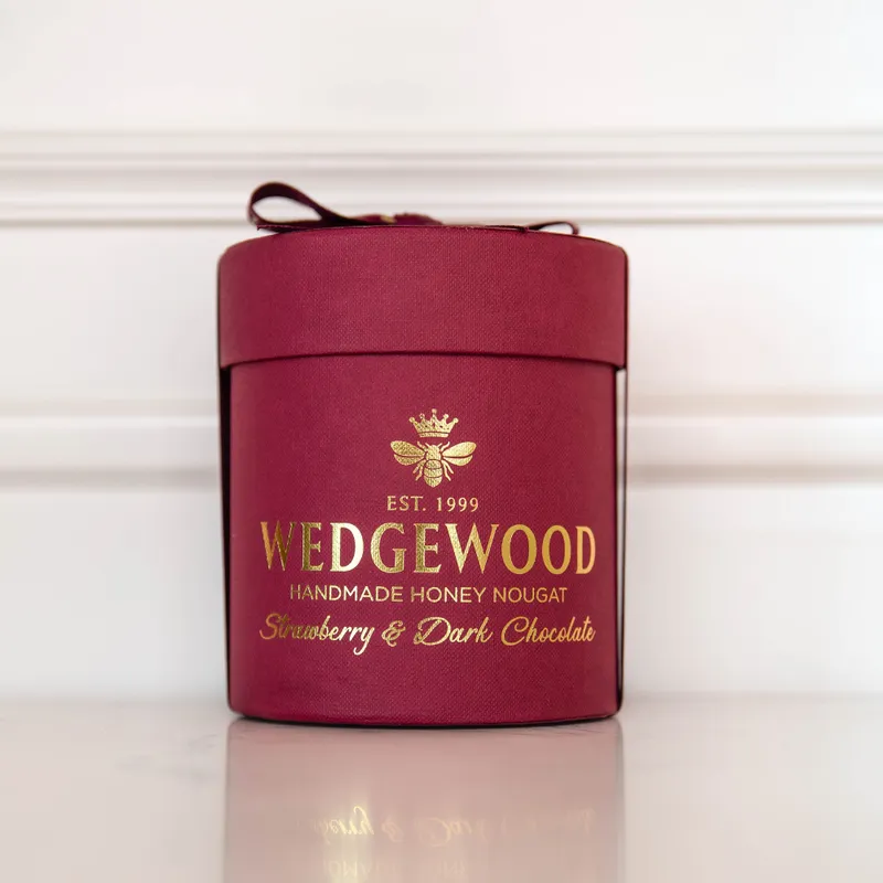 Dark Chocolate & Strawberry Small Hat Box - Image 1