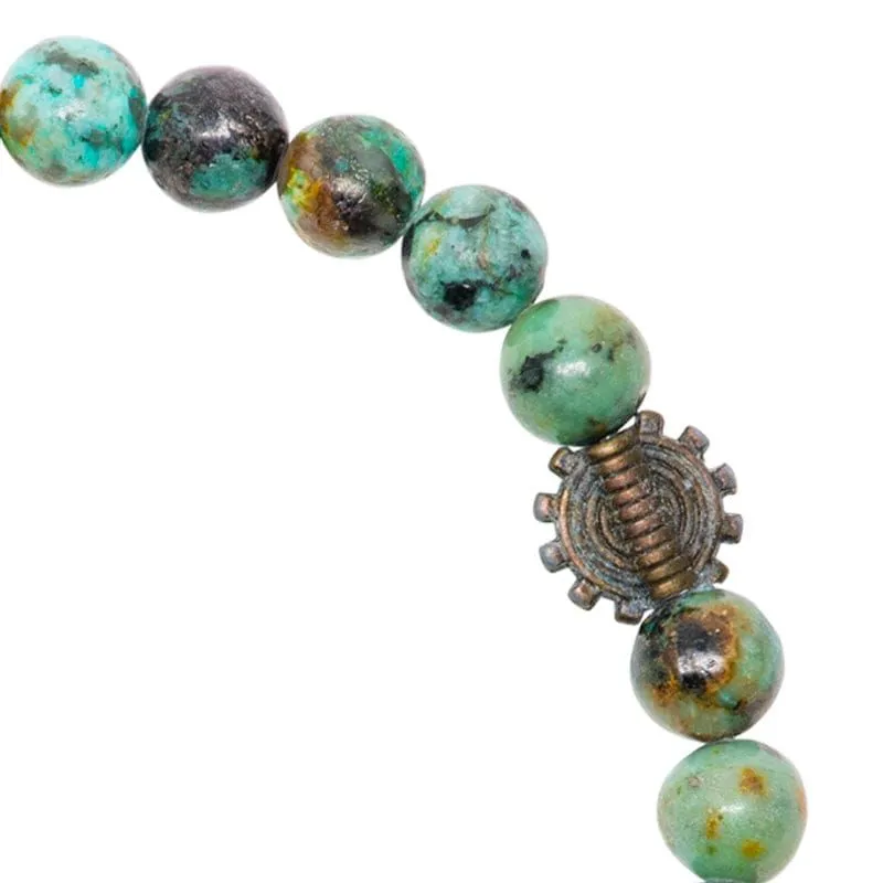 African Turquoise Bracelet - Image 2