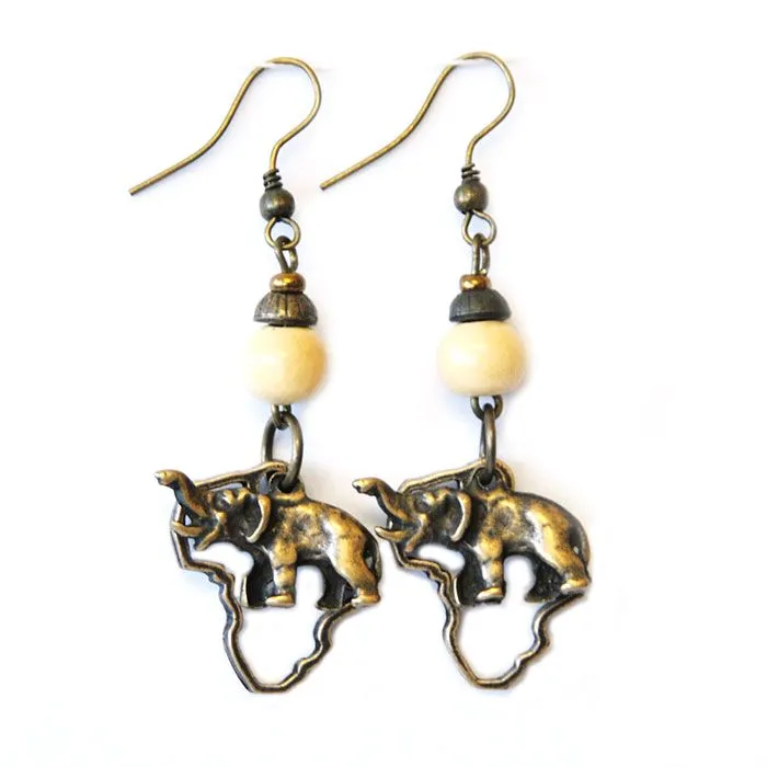 Animals in Africa earrings - ERAAA