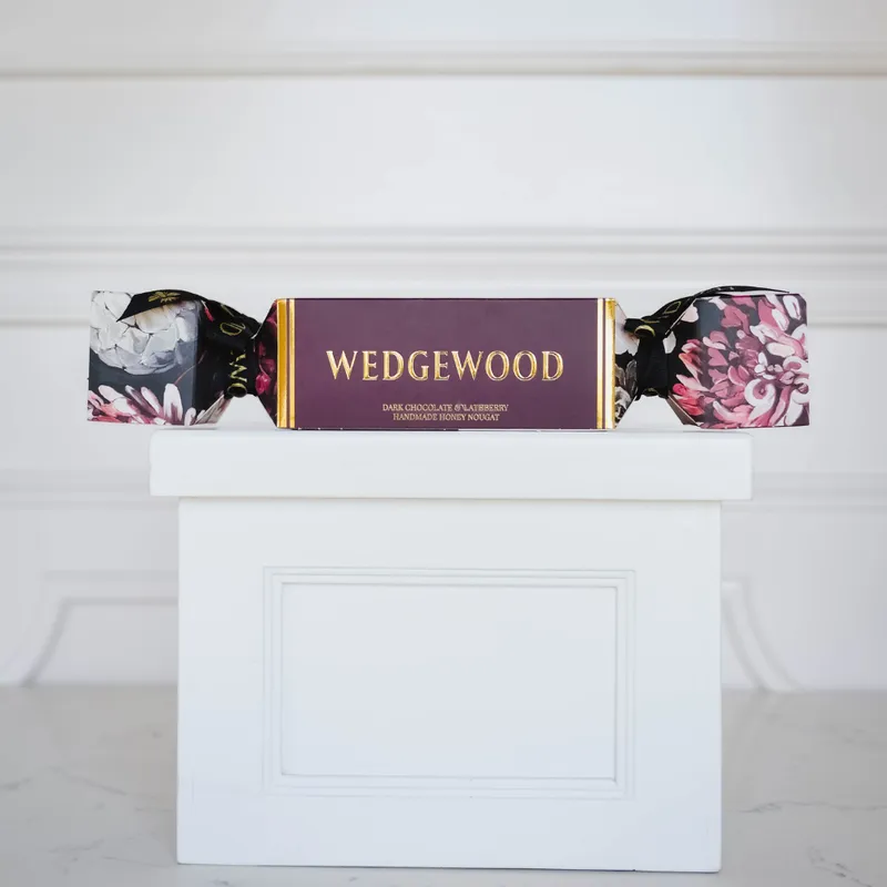 Large Dark Chocolate & Cranberry Honey Nougat Cracker - 12 bon bons - Image 1