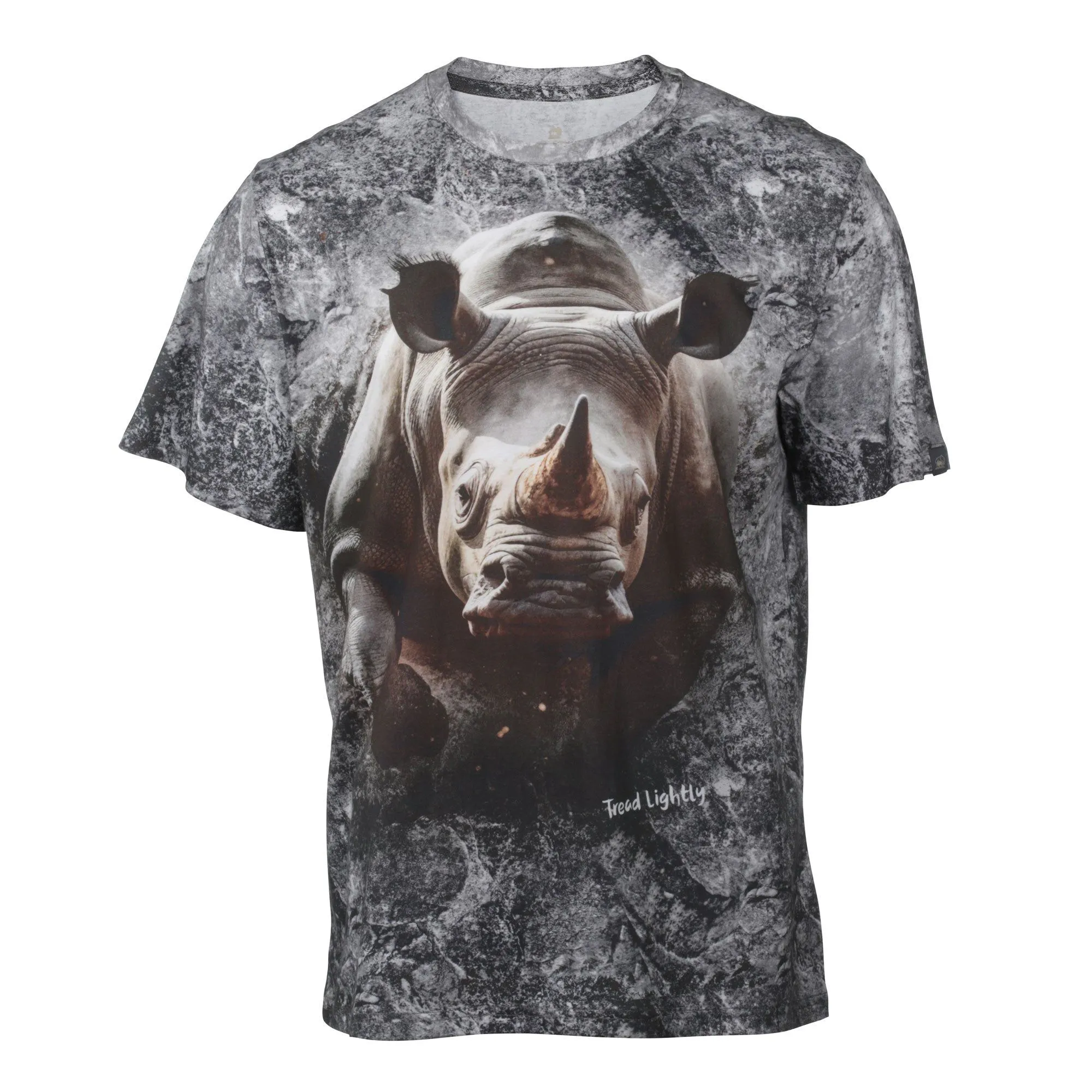 Men's All-Over Rhino Print T-shirt