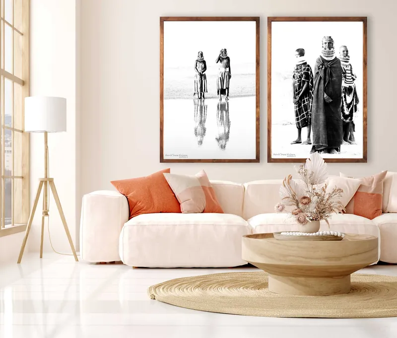 Turkana women silhouette set - Image 1