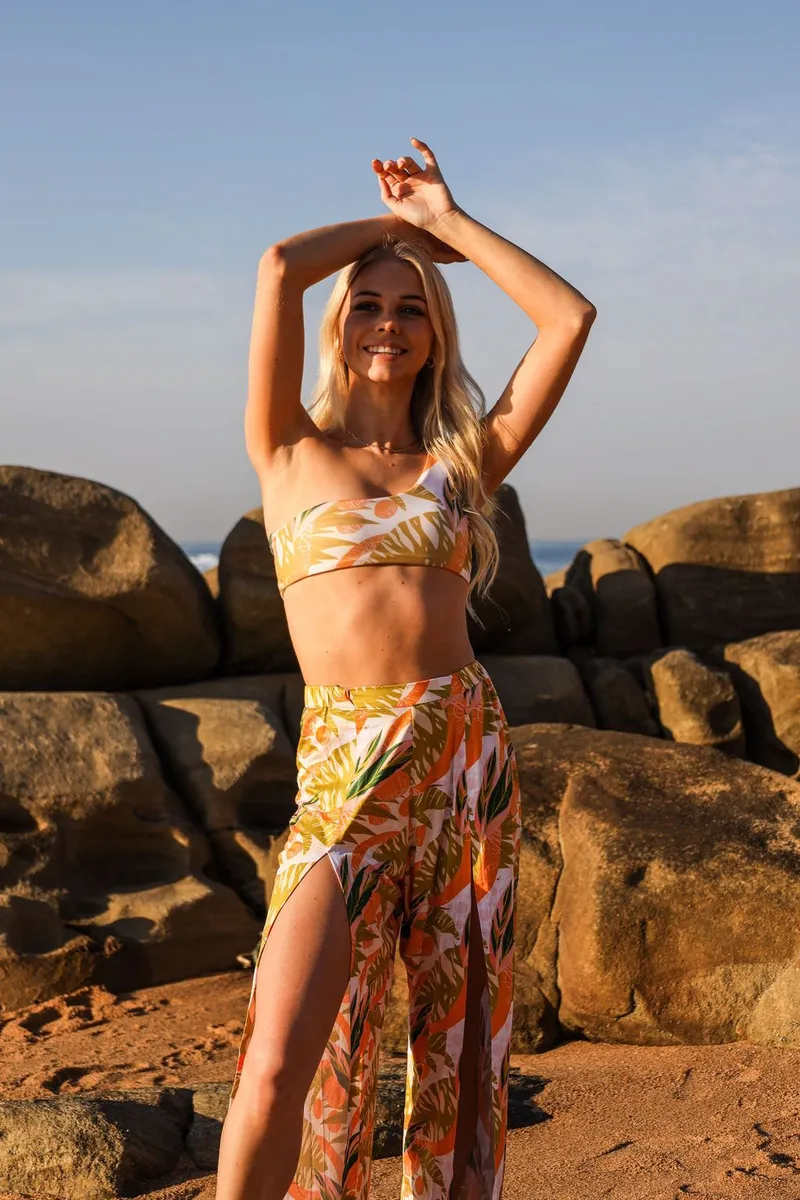 Juicy Tropics Flaired Summer Pants - Image 1