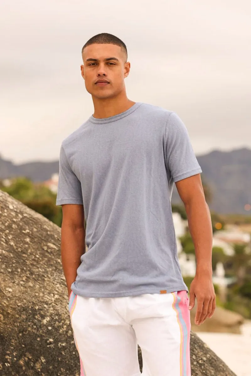 Cool Touch Cotton T-Shirt - Denim - Image 1