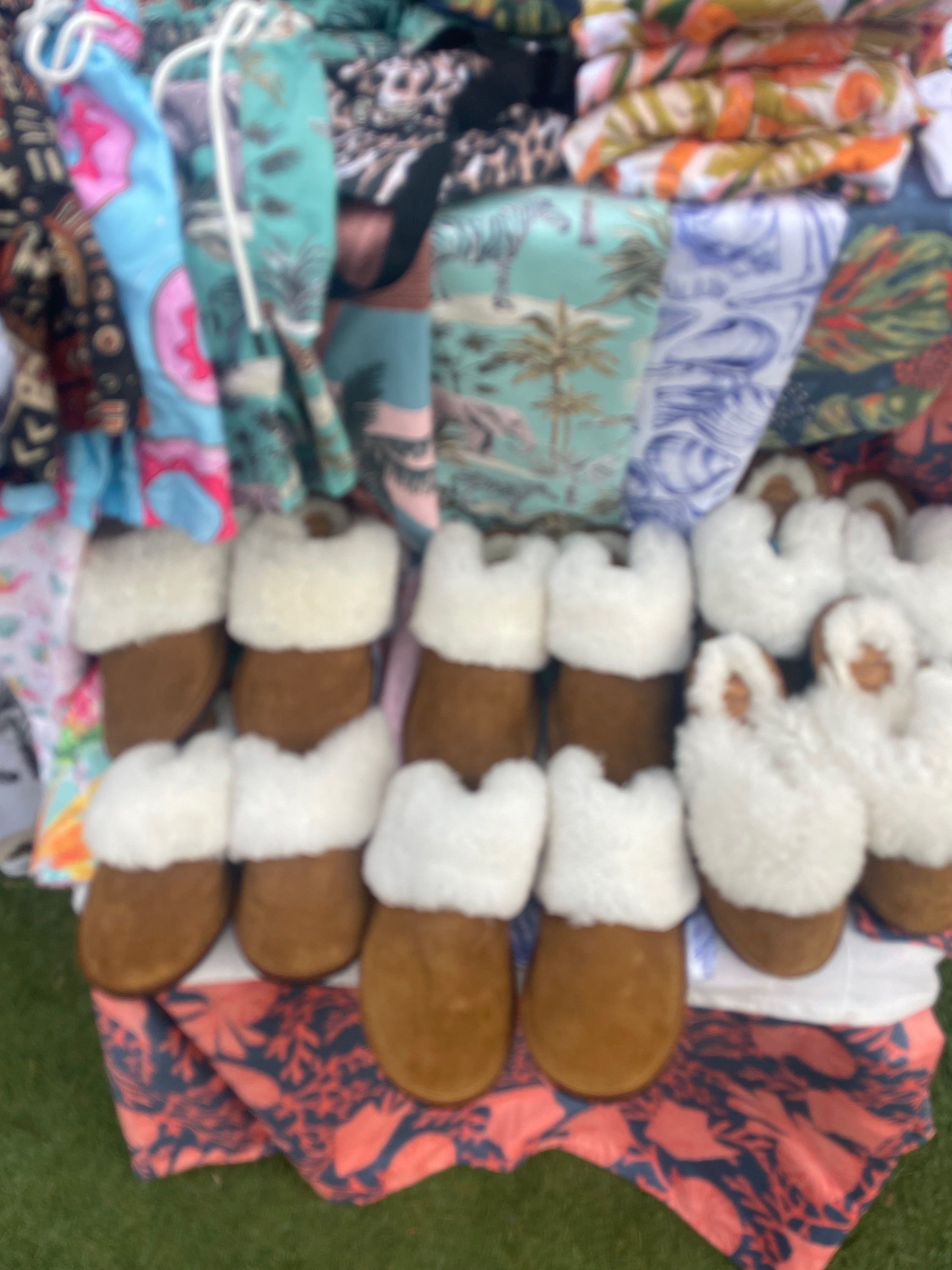 Fluffy Sheep Wool Suede Slippers