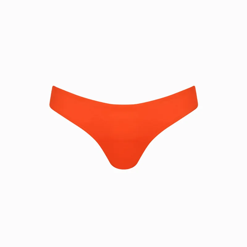 Basic Bikini Bottoms | Sunset Red - Image 1