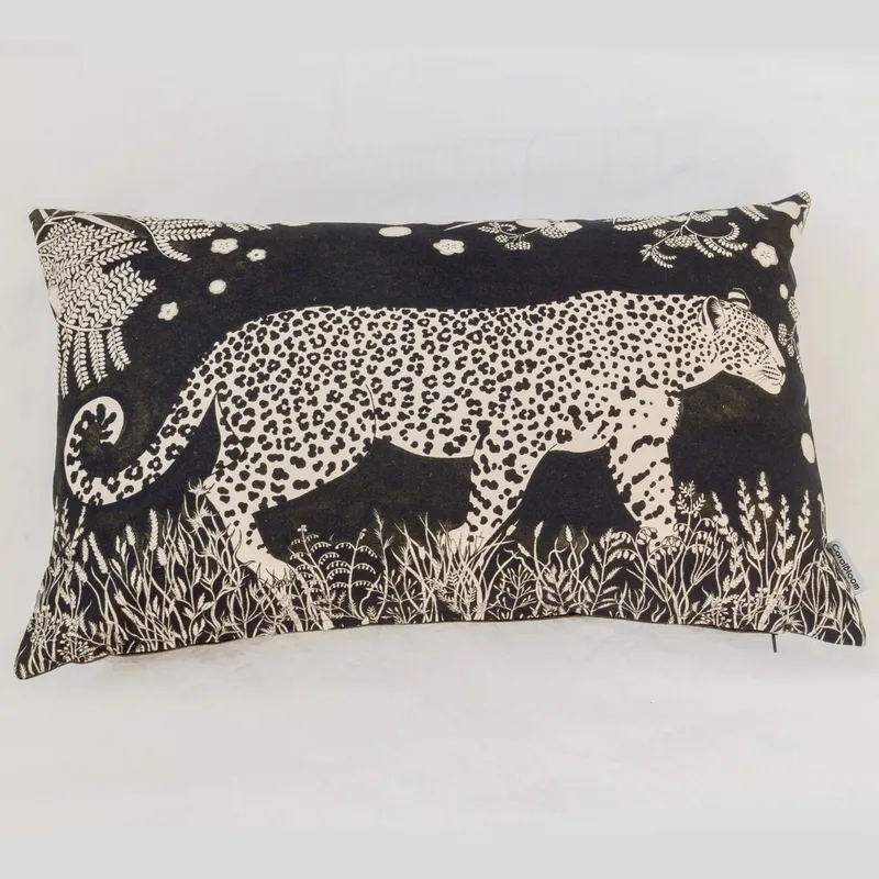 Leopard Scatter Cushion Cover ~ Rectangle - Image 1