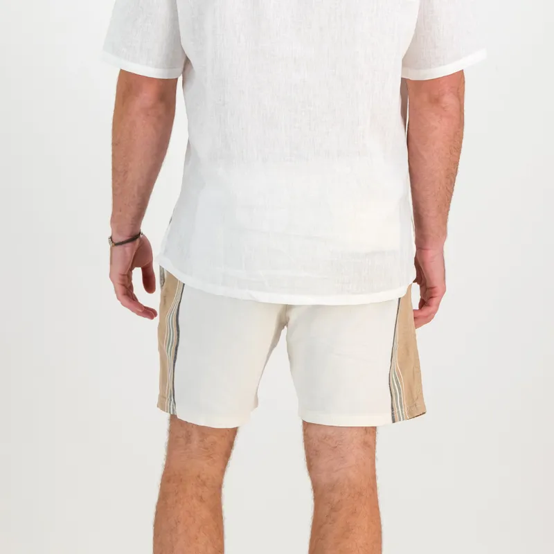 Hipster Shorts - Cream & Tan - Image 3
