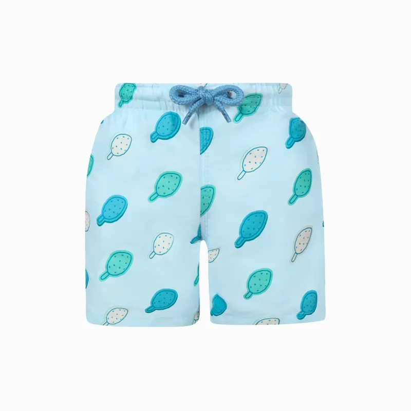 Kids Swim Shorts | Checkerboard Lolly / Blue - Image 1