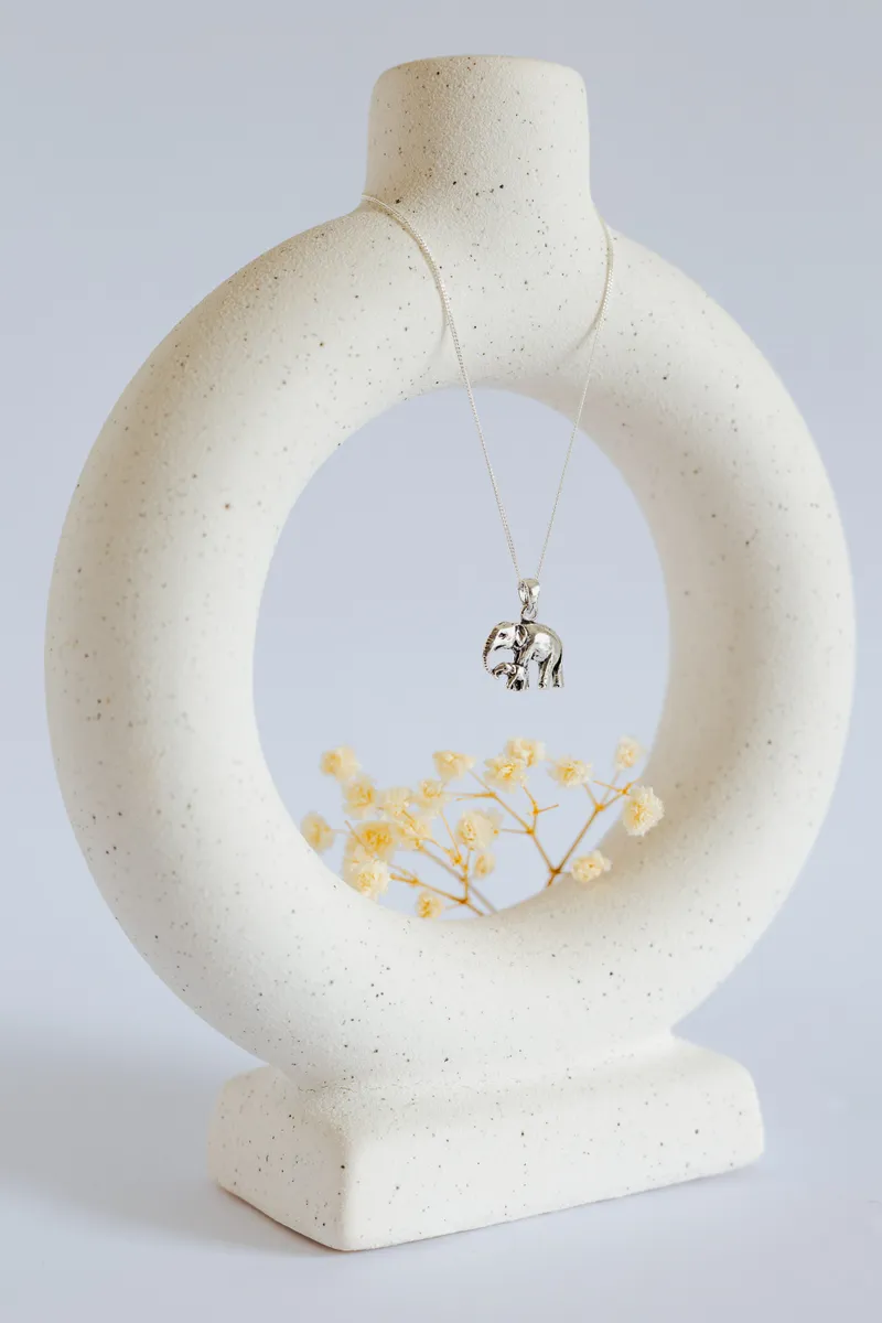 Mom and baby Elephant Pendant - Image 2