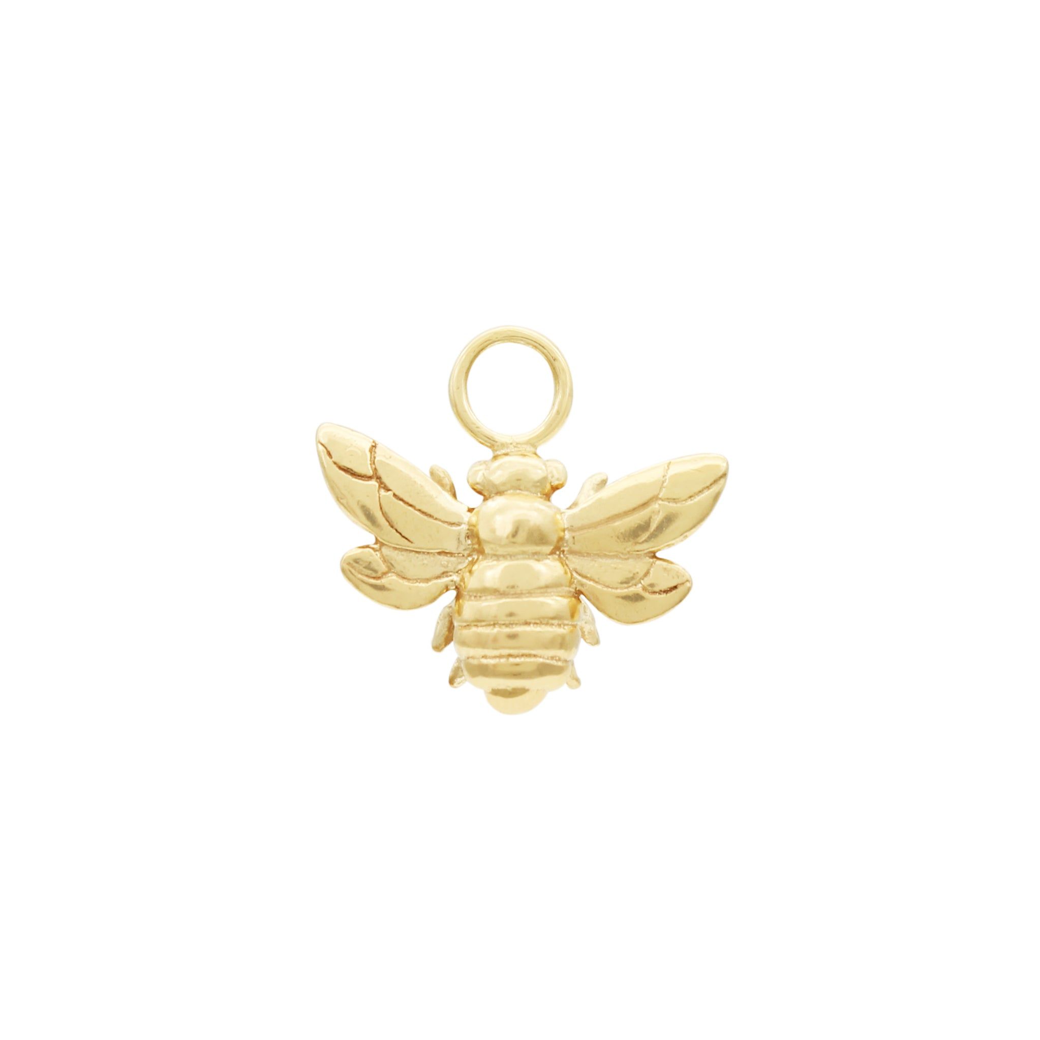 Queen Bee Hoop Charm