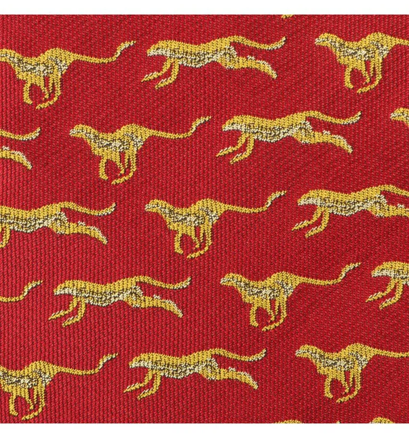 Cheetah Animal woven Microfiber necktie - Image 2