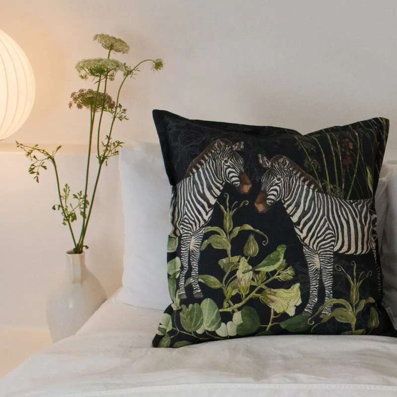 Midnight Elegance ~ Velvet Scatter Cushion Cover - Image 1