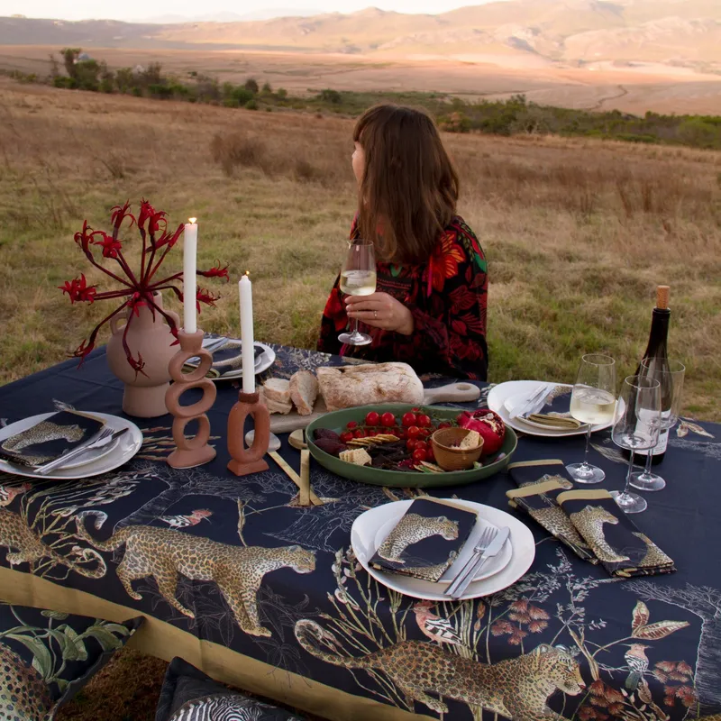 Tablecloth ~ Midnight Elegance - Image 1