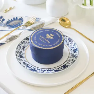Milk Belgian Chocolate & Sea Salt Wedgewood Macalettes Hat Box
