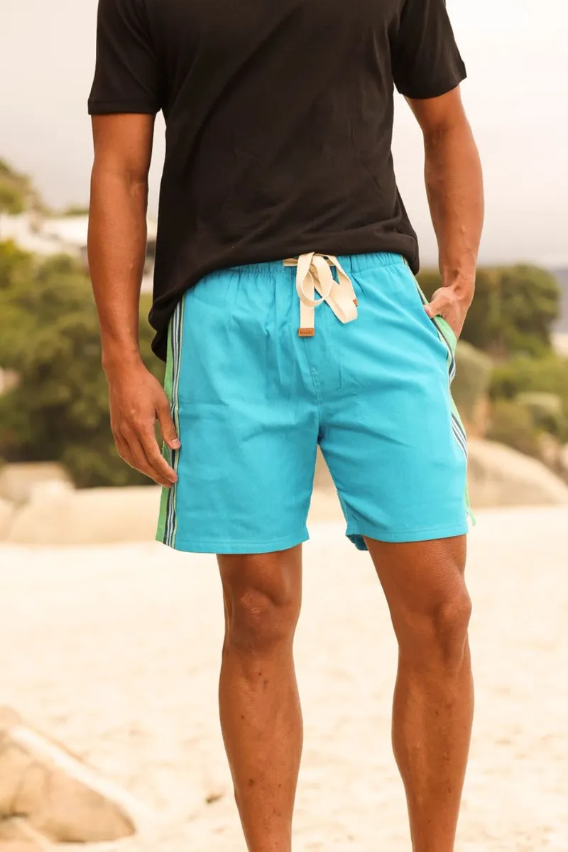 Regular Fit Shorts - Earthy Blue - Image 1