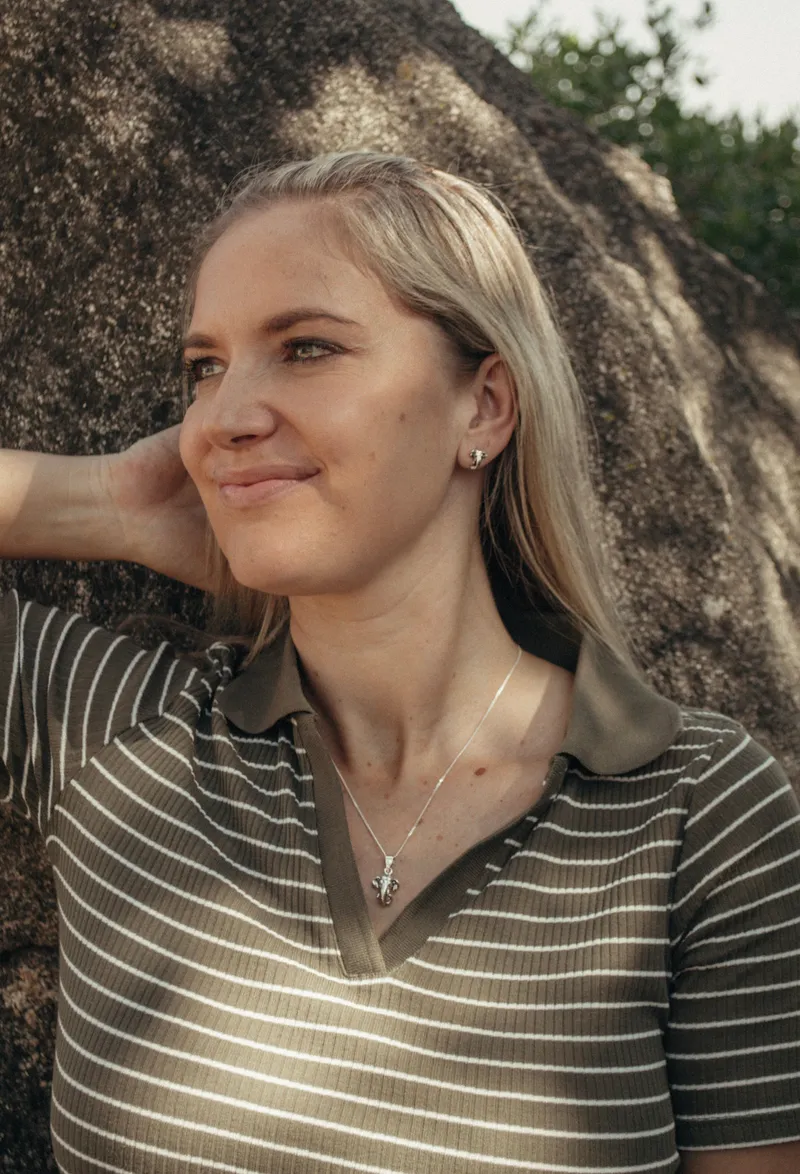 Elephant Head Stud Earrings - Image 4