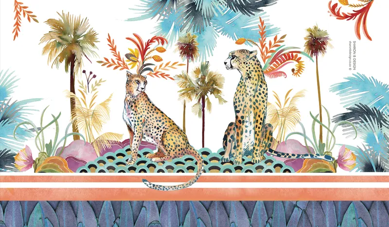Fiesta Cheetah Candle Shade - Image 1