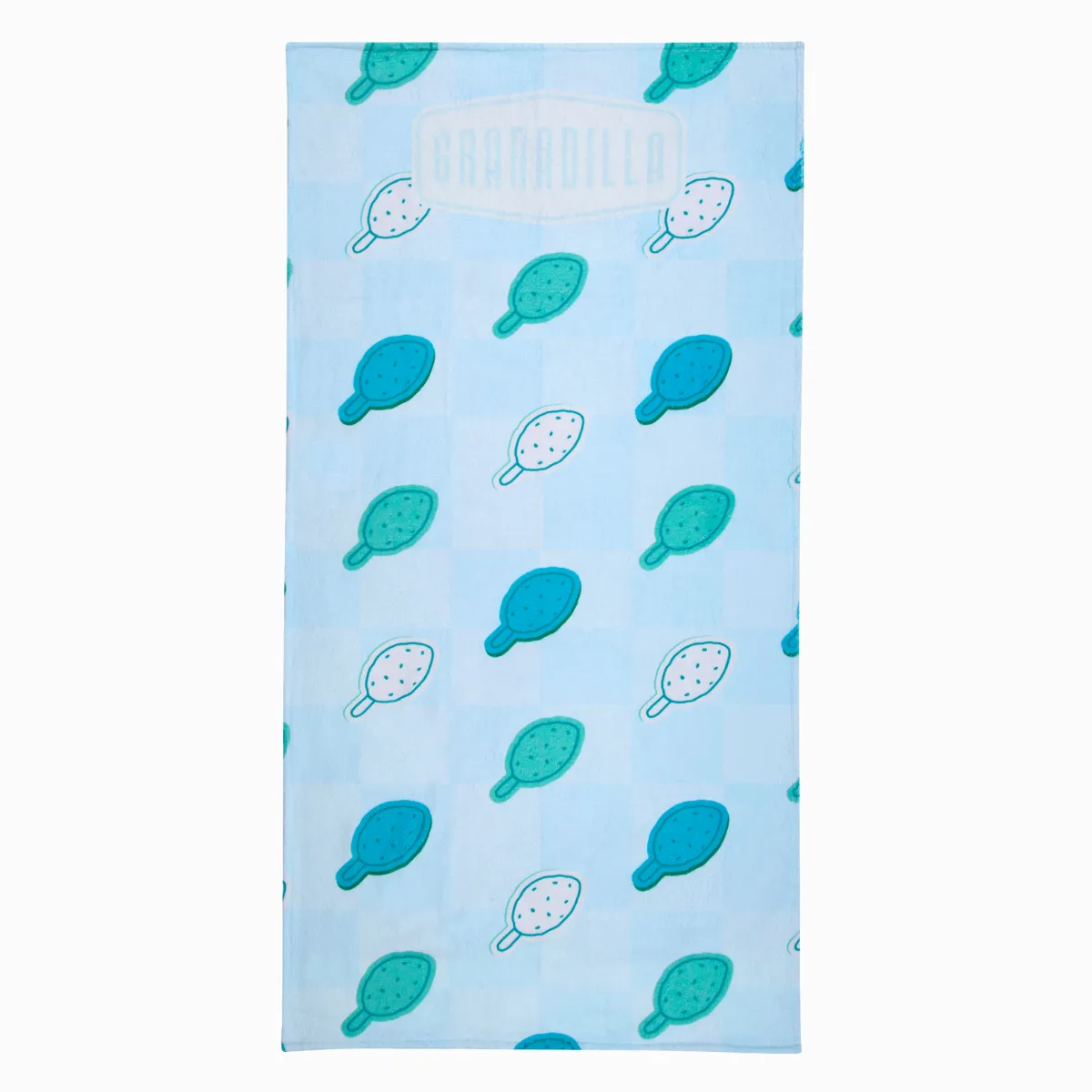 Beach Towel | Checkerboard Lolly / Blue
