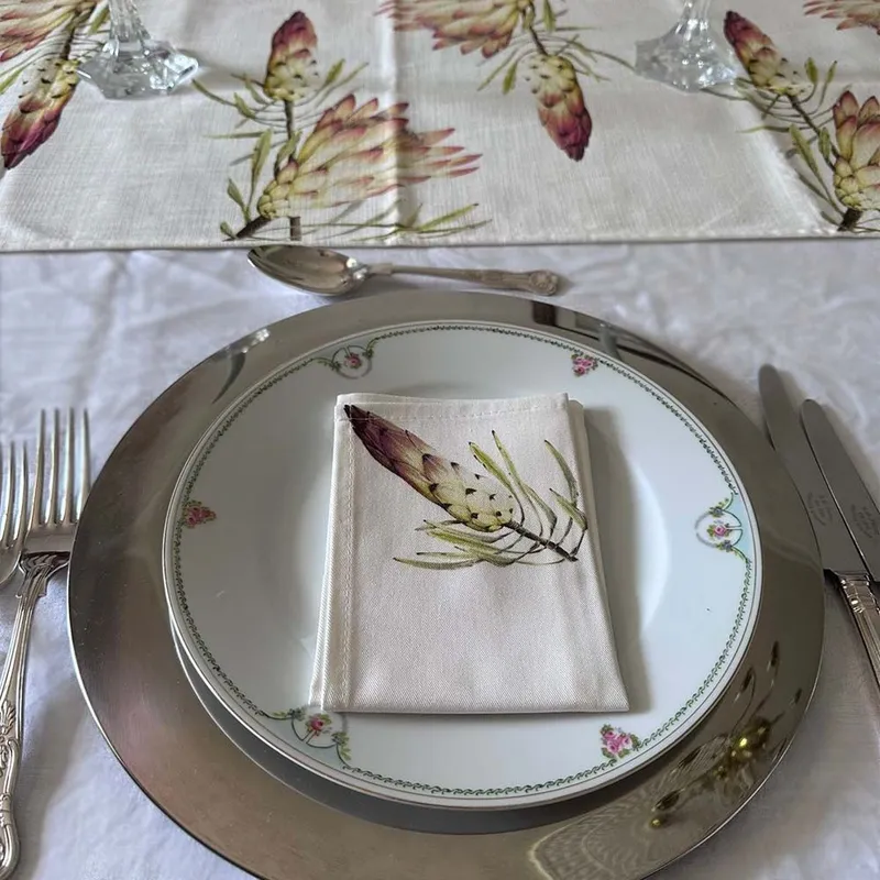 Fabric Napkins - Protea (Set of 2) - Image 2