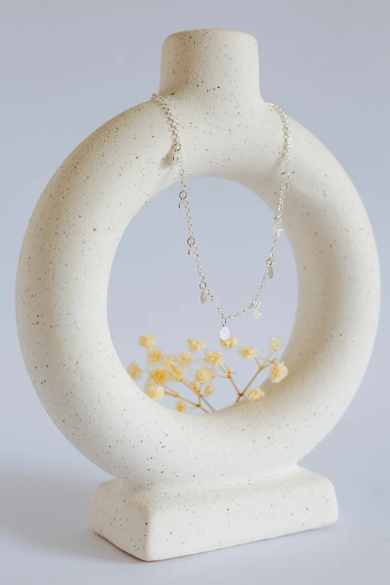 Multi Flat Circle Choker Pendant - Image 2