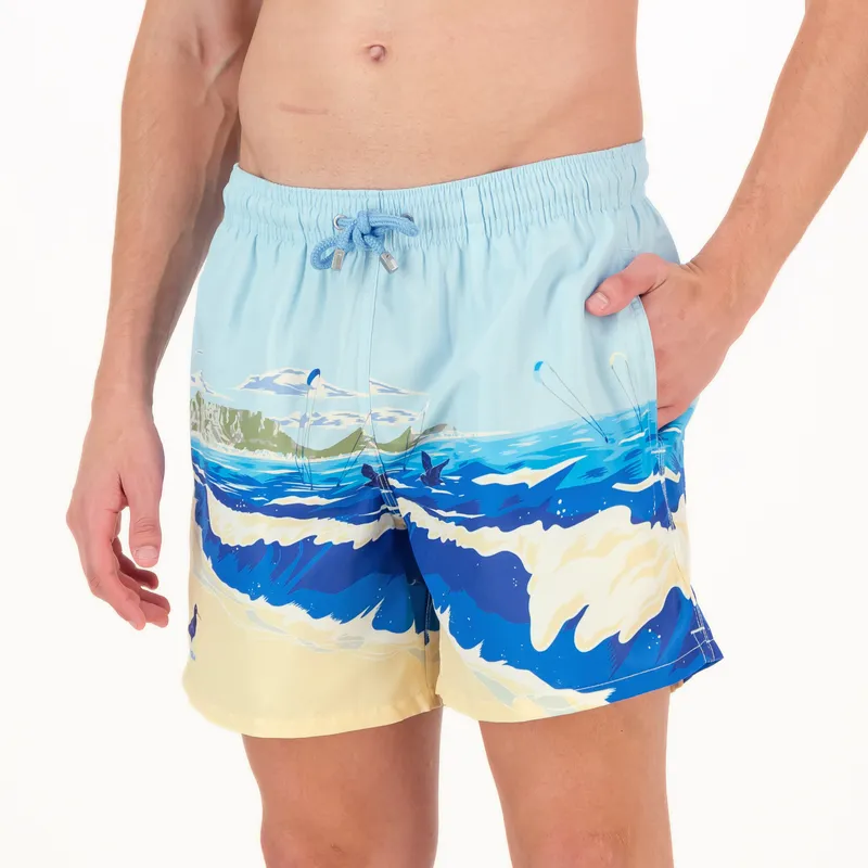 Mid-length Swim Shorts | Blouberg Beach / Blue - Image 2