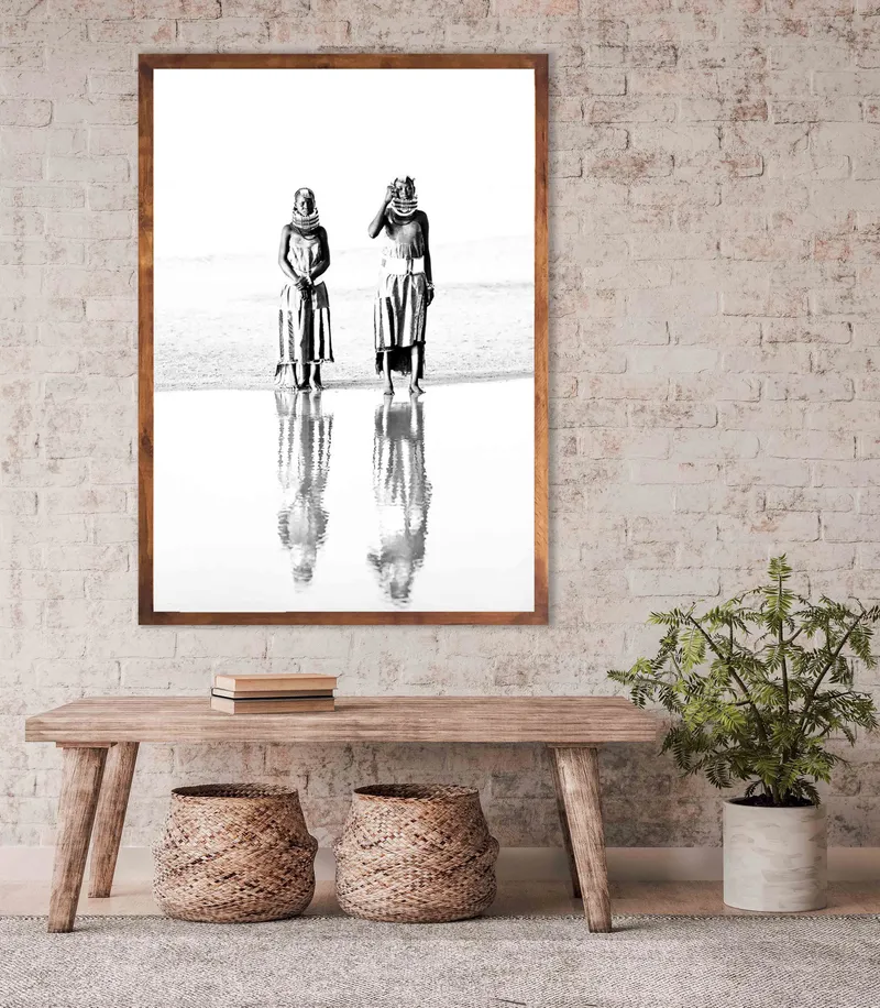 Turkana women silhouette - Image 1