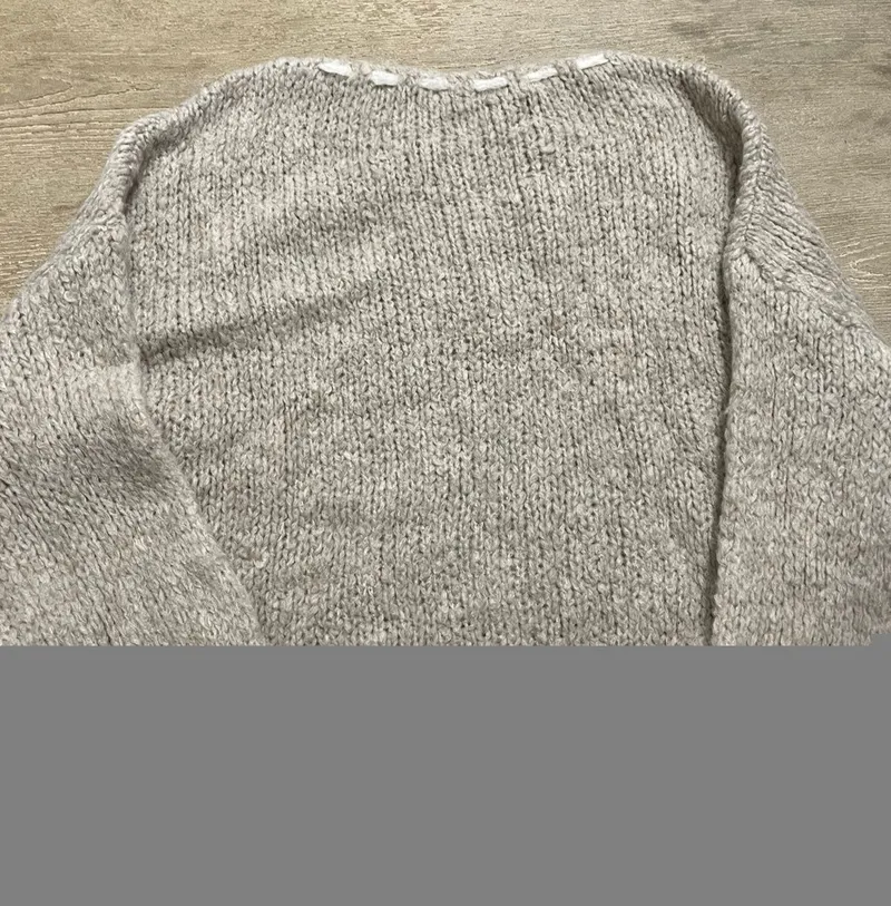 Ariah Knit Whipstitch - Stone - Image 2