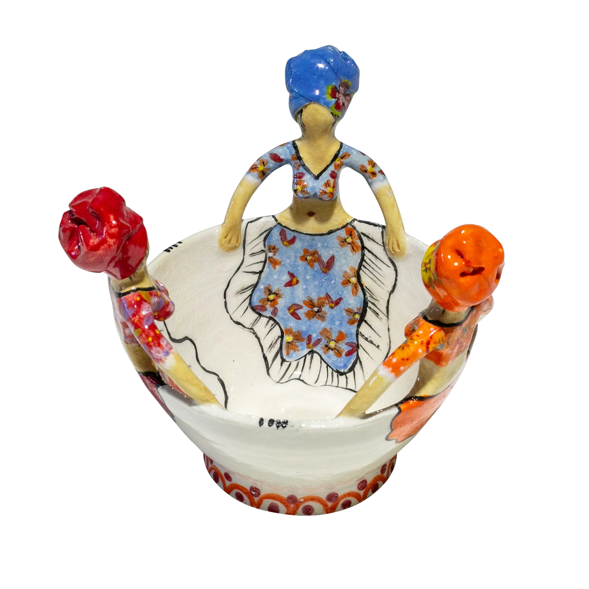 3Lady Ubuntu Bowl Sega Dancers