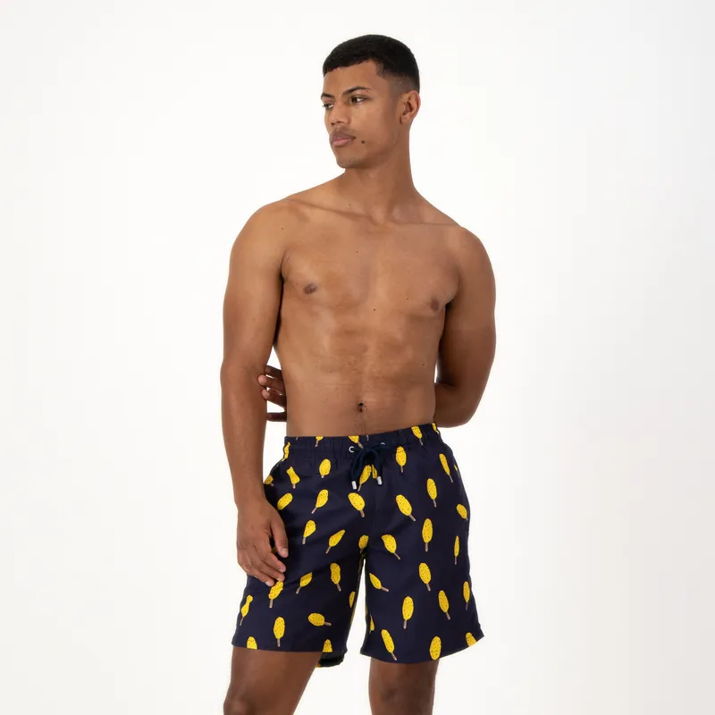 Long Swim Shorts | Navy Lolly - Image 1