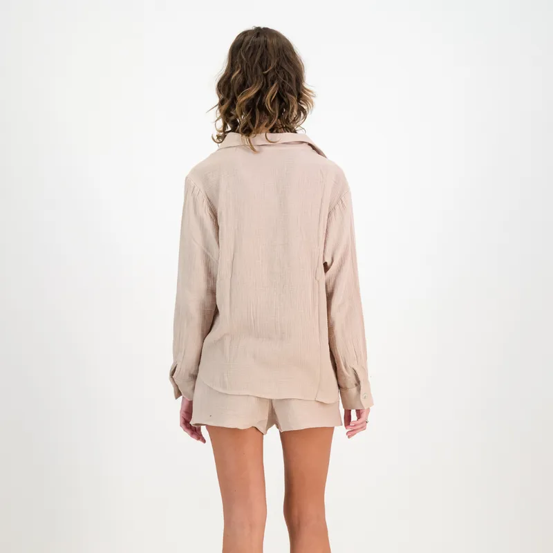 Summer Shirt - Cappucino - Image 4